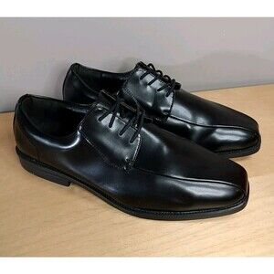 Cardi Black RENO Matte Lace Up‎ Tuxedo Formal Dress Shoes Size 12W